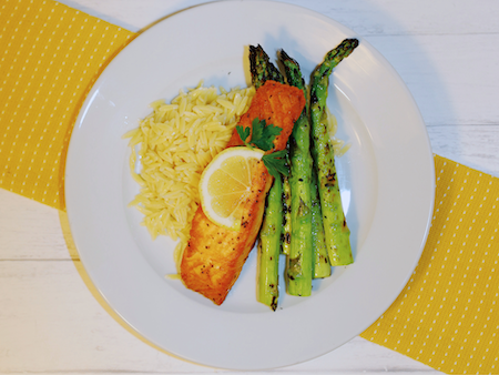 Grilled Salmon Buffet